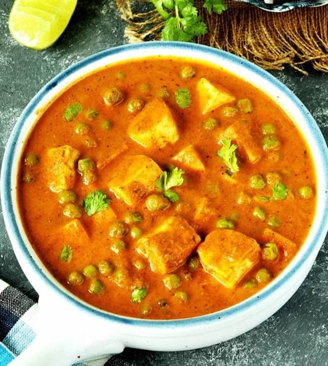 Mattar Paneer.